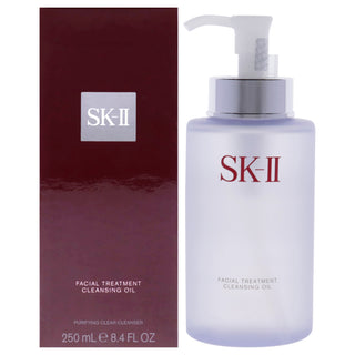 Facial Treatment Cleansing Oil by SK-II for Unisex - 8.4 oz Cleanser