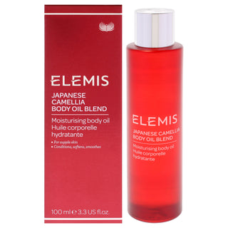 Elemis Japanese Camellia Body Oil Blend for Unisex - 3.3 oz Body Oil for Nourished Skin