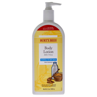 Burts Bees Milk and Honey Body Lotion - 12 oz Body Lotion for Unisex