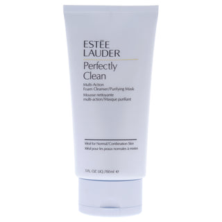 Estee Lauder Perfectly Clean Multi-Action Foam Cleanser-Purifying Mask for Unisex - 5 oz
