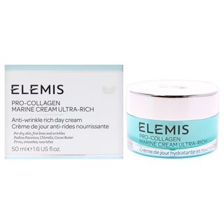 Elemis Pro-Collagen Marine Cream Ultra-Rich 1.6 oz Cream - Intensive Hydration for Unisex