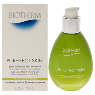 Biotherm Pure-Fect Skin Pure Skin Effect Hydrating Gel for Unisex - 1.69 oz Gel for Normal to Oily Skin