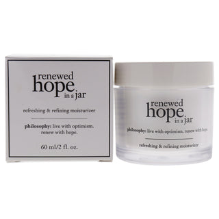 Renewed Hope in a Jar by Philosophy - Unisex 2 oz Moisturizer for Healthy, Radiant Skin