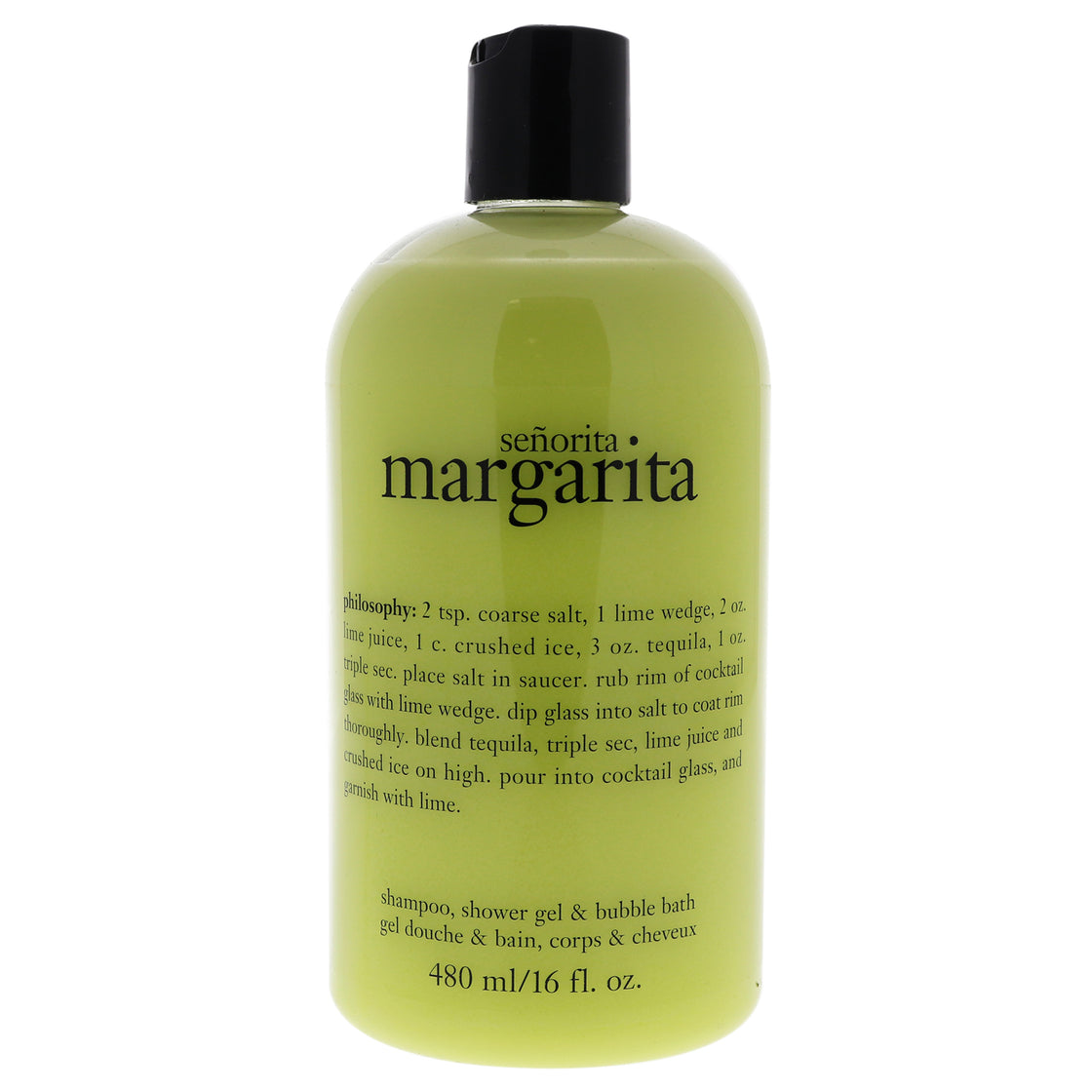 Senorita Margarita by Philosophy for Unisex - 16 oz Shampoo, Shower Gel and Bubble Bath