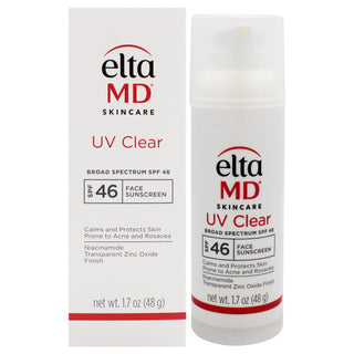 EltaMD UV Clear Facial Sunscreen SPF 46 - 1.7 oz Sunscreen for Unisex - Broad Spectrum Protection
