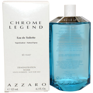 Chrome Legend by Azzaro for Men - 4.2 oz EDT Spray (Tester)