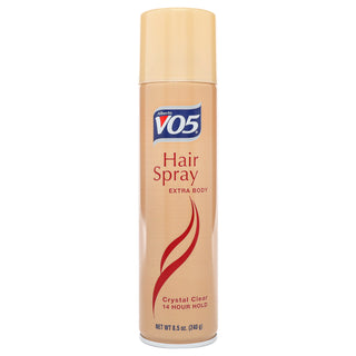 Crystal Clear Extra Body Hard To Hold Hairspray by Alberto VO5 for Unisex - 8.5 oz Hair Spray