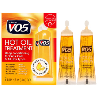 Moisturizing Hot Oil Treatment by Alberto VO5 for Unisex - 0.5 oz Treatment