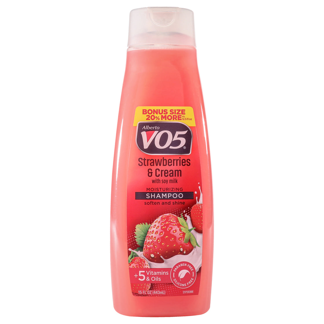 Moisture Milks Strawberries Cream Shampoo by Alberto VO5 for Unisex - 15 oz Shampoo