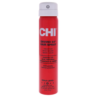 CHI Enviro 54 Natural Hold Hairspray for Unisex - 2.6 oz Hair Spray - Long Lasting Hold and Shine