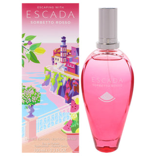 Sorbetto Rosso by Escada for Women - 3.3 oz EDT Spray (Limited Edition)