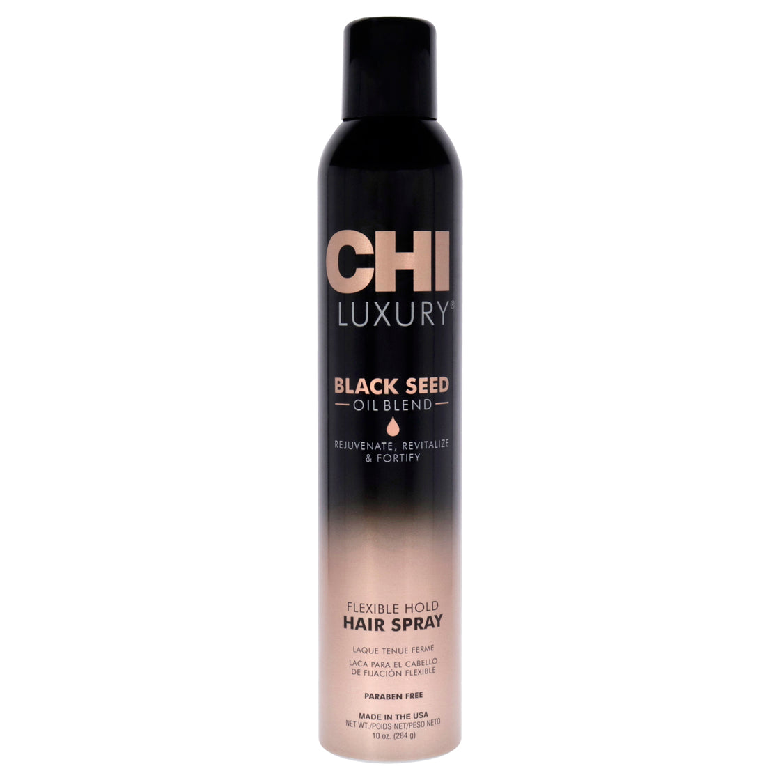Luxury Black Seed Oil Flexible Hold Hairspray by CHI for Unisex - 10 oz Hair Spray
