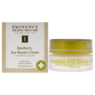 Eminence Bearberry Eye Repair Cream for Unisex - 0.5 oz Cream - Brighten and Firm Your Eyes