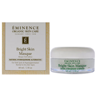 Eminence Bright Skin Masque for Unisex - 2 oz Mask | Brightening Facial Treatment