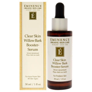 Eminence Clear Skin Willow Bark Booster-Serum 1 oz for Unisex - Oil Control Serum