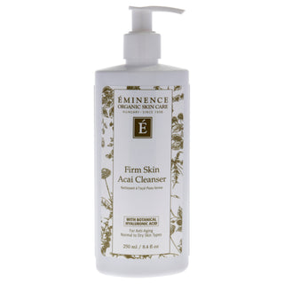 Firm Skin Acai Cleanser by Eminence for Unisex - 8.4 oz Cleanser | Gentle Facial Cleanser for Youthful Skin