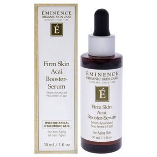 Eminence Firm Skin Acai Booster Serum for Unisex - 1 oz Serum - Hydrating Anti-Aging Formula for Tighter, Firmer Skin