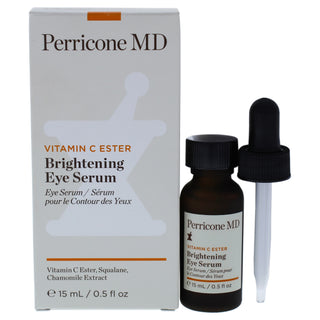Perricone MD Vitamin C Ester Brightening Eye Serum for Unisex - 0.5 oz Serum, Brighten Under Eye Circles and Reduce Puffiness