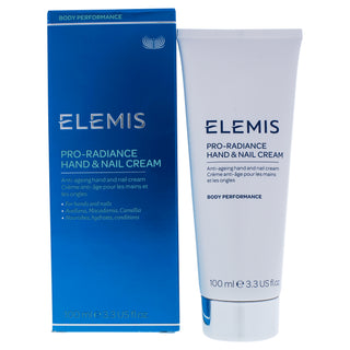 Pro-Radiance Hand And Nail Cream by Elemis for Unisex - 3.4 oz Cream