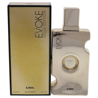 Evoke Gold Edition by Ajmal for Women - 2.5 oz EDP Spray: Luxurious Fragrance for Her