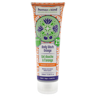 Human+Kind Body Wash - Orange for Unisex - 8.45 oz - Refreshing Citrus Scent