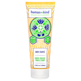 Human+kind Body Souffle Cream - Tube for Unisex - 6.76 oz Cream