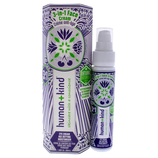 Human+Kind Age-Defying 3-In-1 Cream - 1.69 oz Cream for Unisex