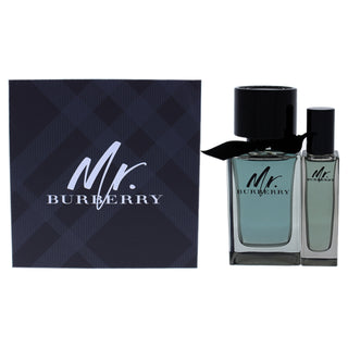 Mr. Burberry by Burberry for Men - 2 Pc Gift Set 3.3oz EDT Spray, 1oz EDT Spray