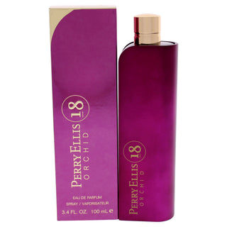 Perry Ellis 18 Orchid by Perry Ellis for Women - 3.4 oz EDP Spray - Elegant Floral Fragrance