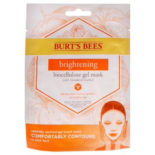 Burt's Bees Brightening Biocellulose Gel Face Mask: Ultimate Hydration and Glow for Women