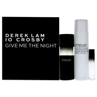Derek Lam Give Me The Night Spring Women's 3 Pc Gift Set - EDP Spray, Fragrance Mist - 3.4oz, 10ml, 8oz
