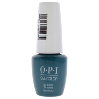 GelColor GC G45B Teal Me More-Teal Me More by OPI Nail Polish for Women 0.25 oz