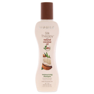 Silk Therapy with Organic Coconut Oil Moisturizing Shampoo by Biosilk for Unisex - 5.64 oz Shampoo