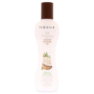 Biosilk Silk Therapy with Organic Coconut Oil Leave-In Treatment - 5.64 oz - For Unisex