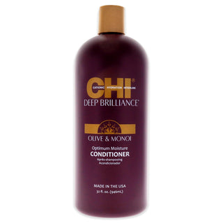 CHI Deep Brilliance Optimum Moisture Conditioner for Unisex - 32 oz Conditioner
