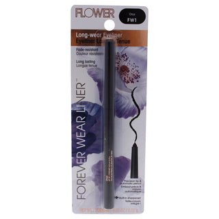 Forever Wear Liner Long-Wear Eyeliner - FW1 Onyx by Flower Beauty for Women - 0.01 oz Eyeliner