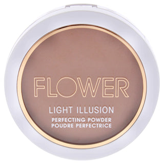 Flower Beauty Light Illusion Perfecting Powder in D3 Mocha for Women - 0.28 oz Powder