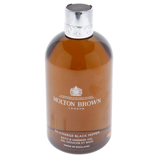Re-charge Black Pepper Bath and Shower Gel by Molton Brown for Men - 10 oz Shower Gel