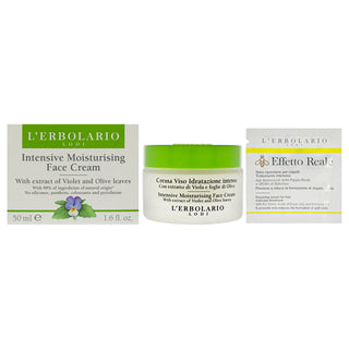LErbolario Intensive Moisturising Face Cream for Unisex - 1.6 oz Cream
