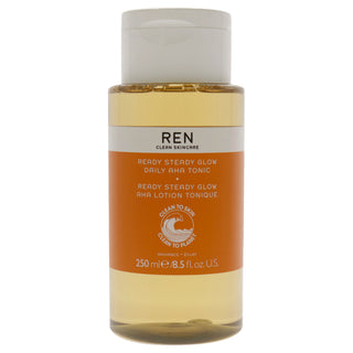 Ready Steady Glow Daily AHA Tonic by REN for Women - 8.5 oz Toner