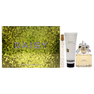 Daisy by Marc Jacobs for Women - 3 Pc Gift Set 3.3oz EDT Spray, 0.33oz EDT Spray, 2.5oz Body Lotion