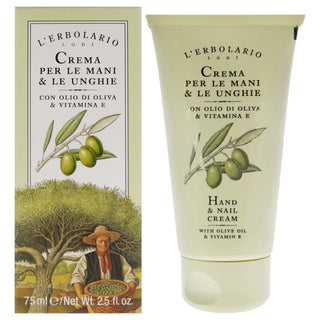 LErbolario Hand and Nail Cream - Hydrating Cream for Unisex - 2.5 oz