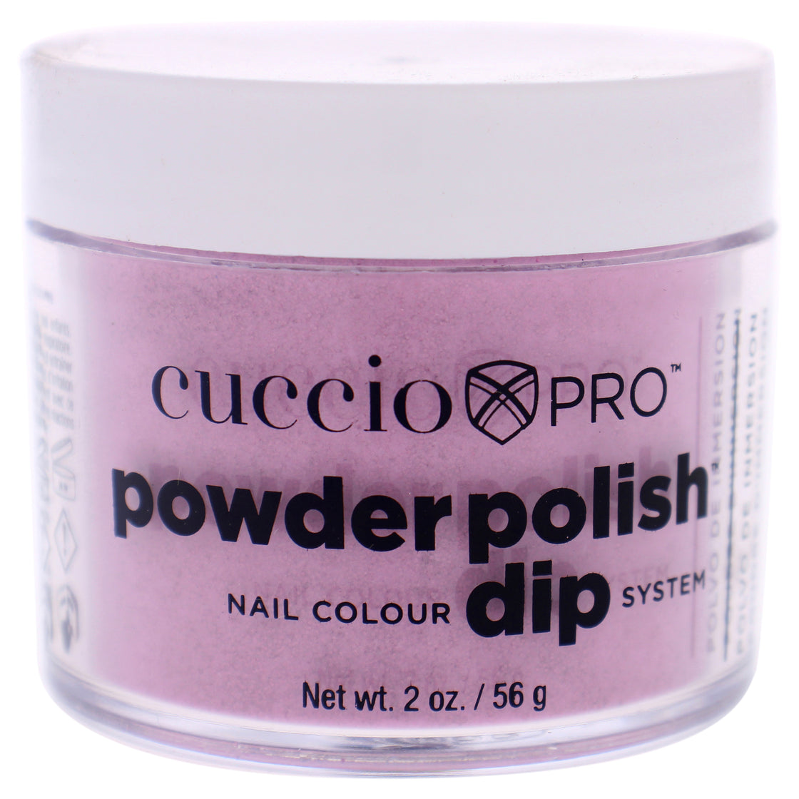 Pro Powder Polish Nail Colour Dip System - Deep Pink With Pink Glitter by Cuccio Pro for Women - 1.6 oz Nail Powder