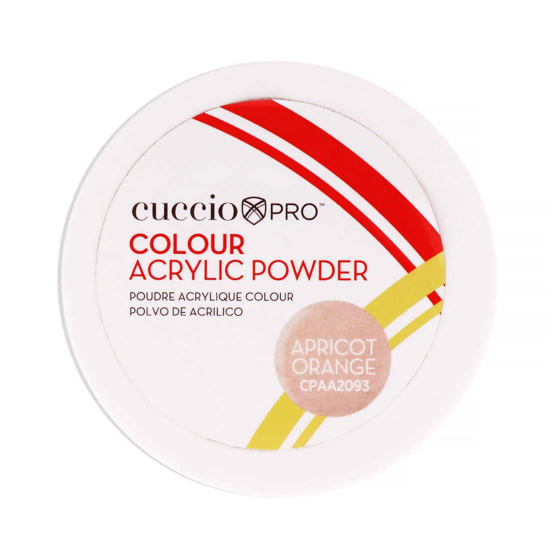 Colour Acrylic Powder - Apricot Orange by Cuccio PRO for Women - 1.6 oz Acrylic Powder