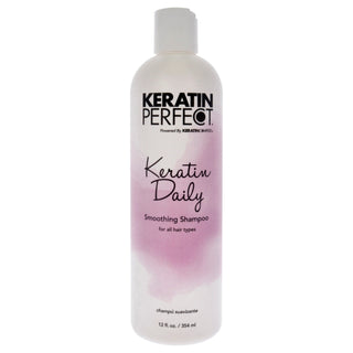 Keratin Perfect Daily Shampoo - Hydrating Hair Care for Both Men and Women - 12 oz