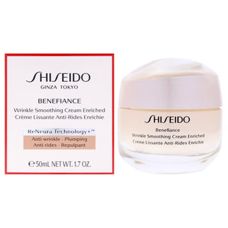 Shiseido Benefiance Wrinkle Smoothing Cream Enriched - 1.7 oz Cream for Unisex