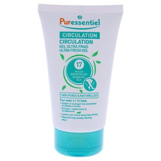 Puressentiel Circulation Ultra Fresh Gel for Unisex - 4.22 oz Gel, Helps Improve Circulation and Refreshes Tired Legs