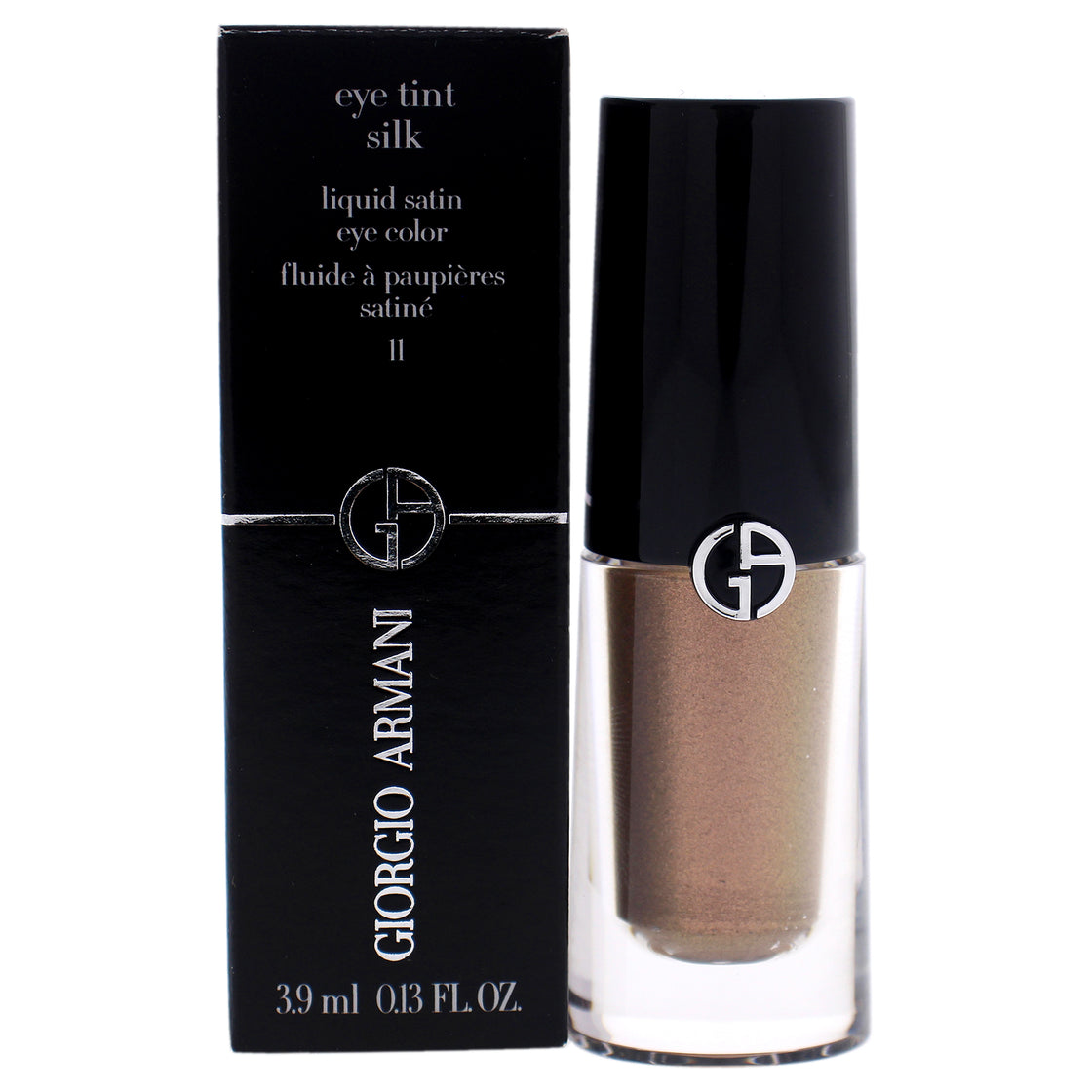 Eye Tint Silk Liquid Satin Eyeshadow - 11 Rose Ashes by Giorgio Armani for Women - 0.13 oz Eyeshadow