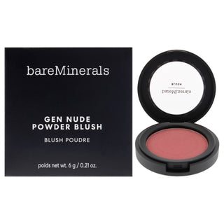 bareMinerals Gen Nude Powder Blush - On the Mauve for Women - 0.21 oz Blush