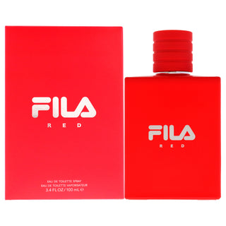 Fila Red by Fila for Men - 3.4 oz EDT Spray for a Bold and Classic Scent